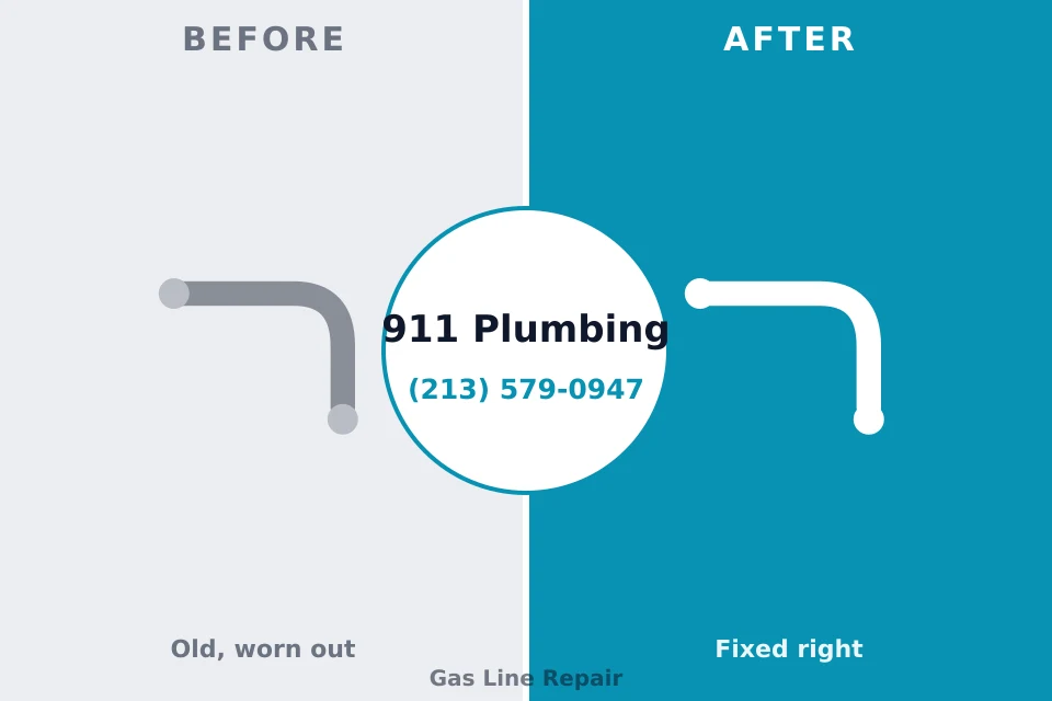 Before and after: plumbing repair Pine Grove Mills, PA